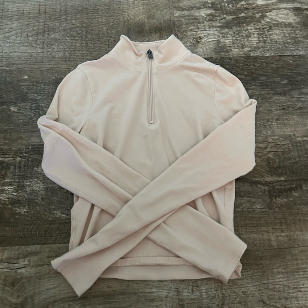 Hollister Must-Have Collection 3/4 Zip Long Sleeve (SIZE S) 🩷